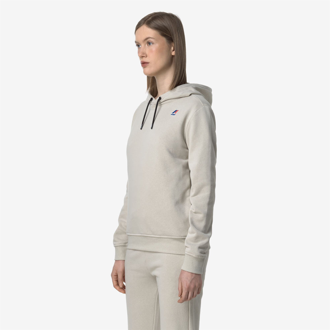 Beige Grey Unisex Lightweight Fleece Jumper for City Wear main