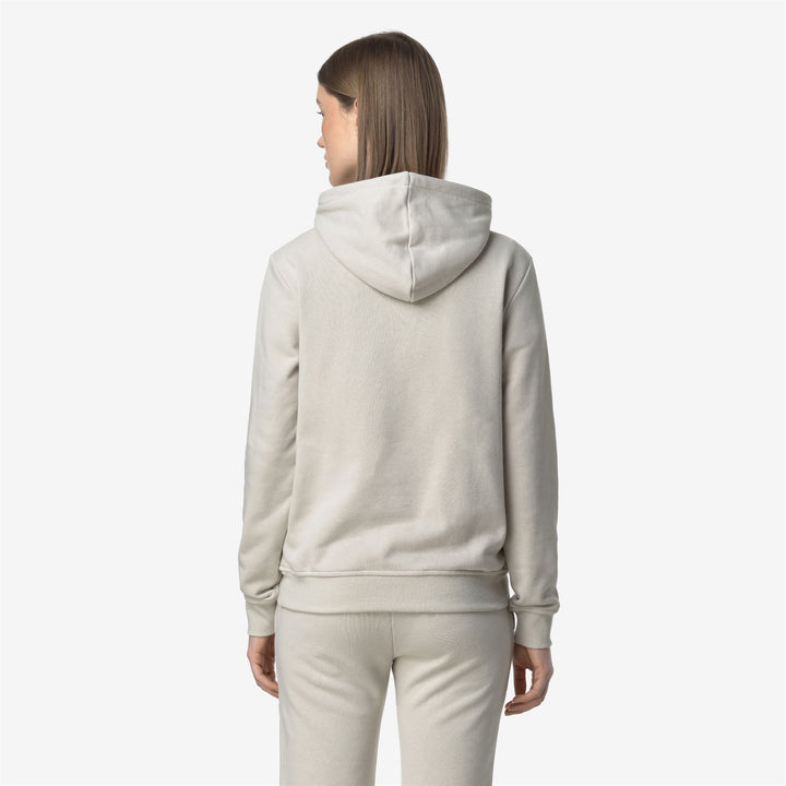 Beige Grey Unisex Lightweight Fleece Jumper for City Wear 5