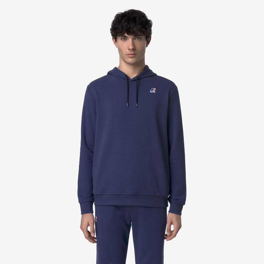 Cobalt blue Unisex Cotton Fleece Jumper for City Wear 02