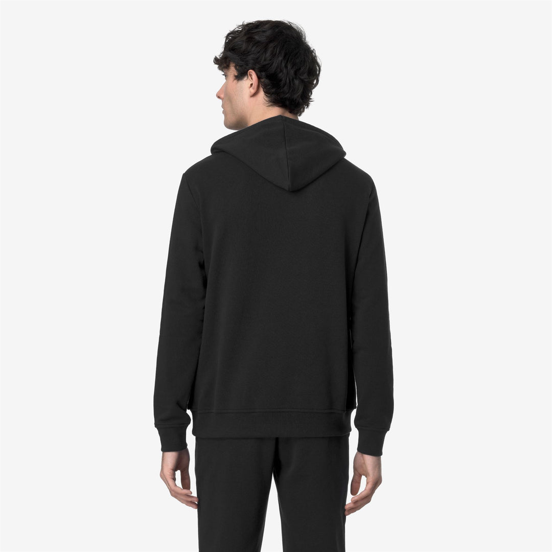 Black Grey Unisex Cotton Fleece Jumper for City Wear main