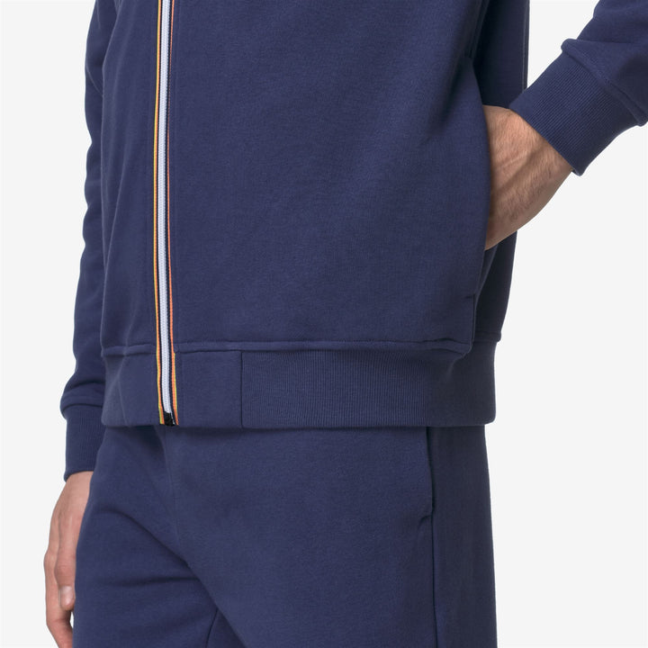 Cobalt blue Unisex Fleece Jacket for Casual City Wear 2