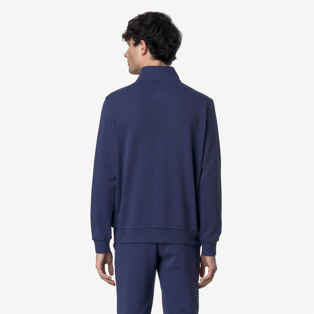 Fleece_UNISEX_ AUGUR POLY COTTON_Jacket_Blue Deep Cobalt - Commercial 6