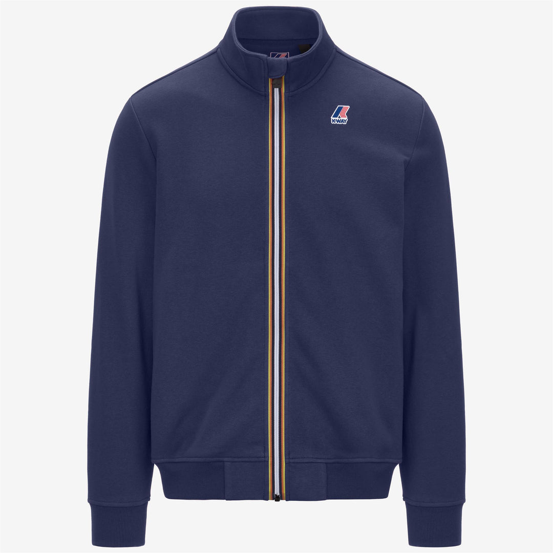 Cobalt blue Unisex Fleece Jacket for Casual City Wear 01