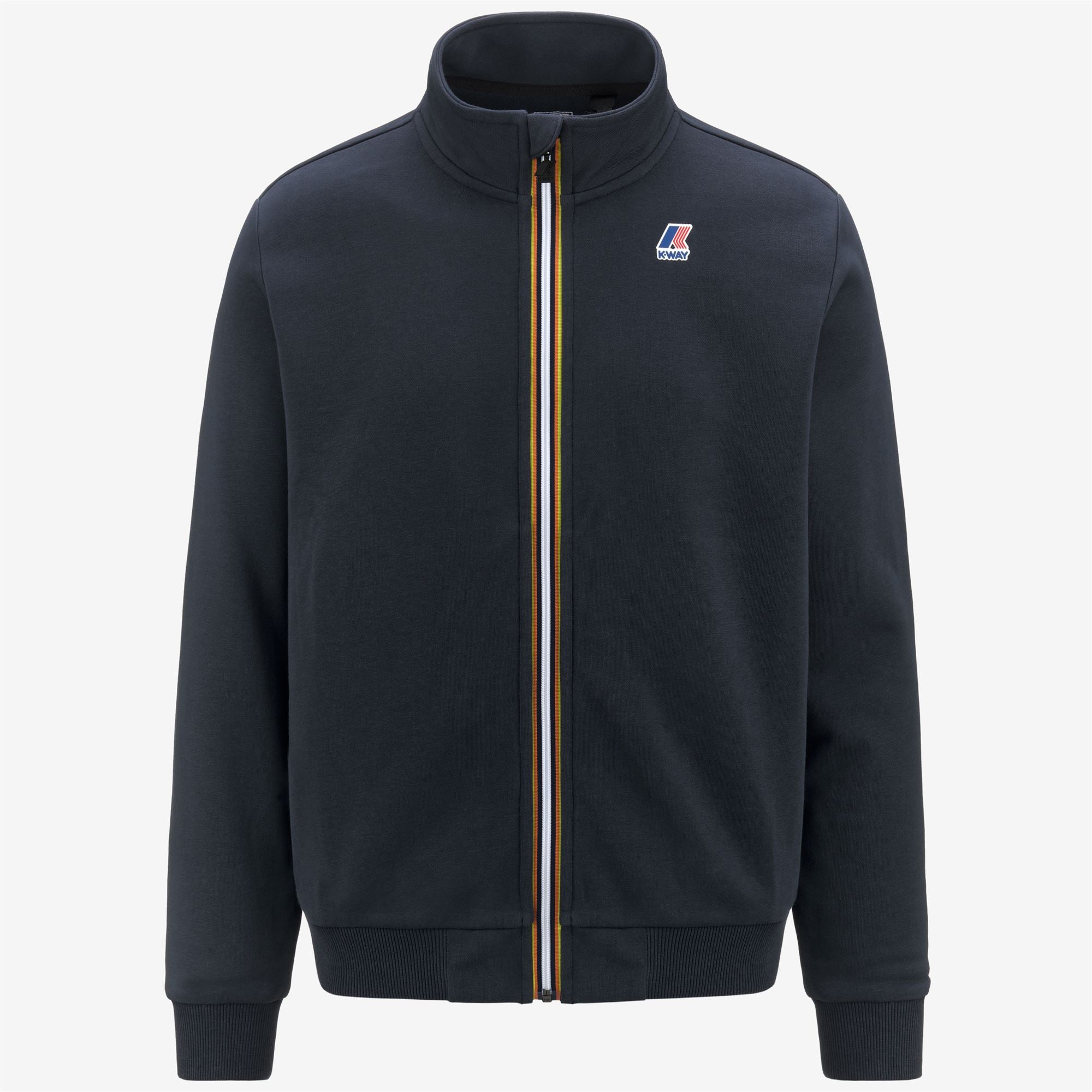 Fleece_UNISEX_ AUGUR POLY COTTON_Jacket_Blue Depth - Commercial 1