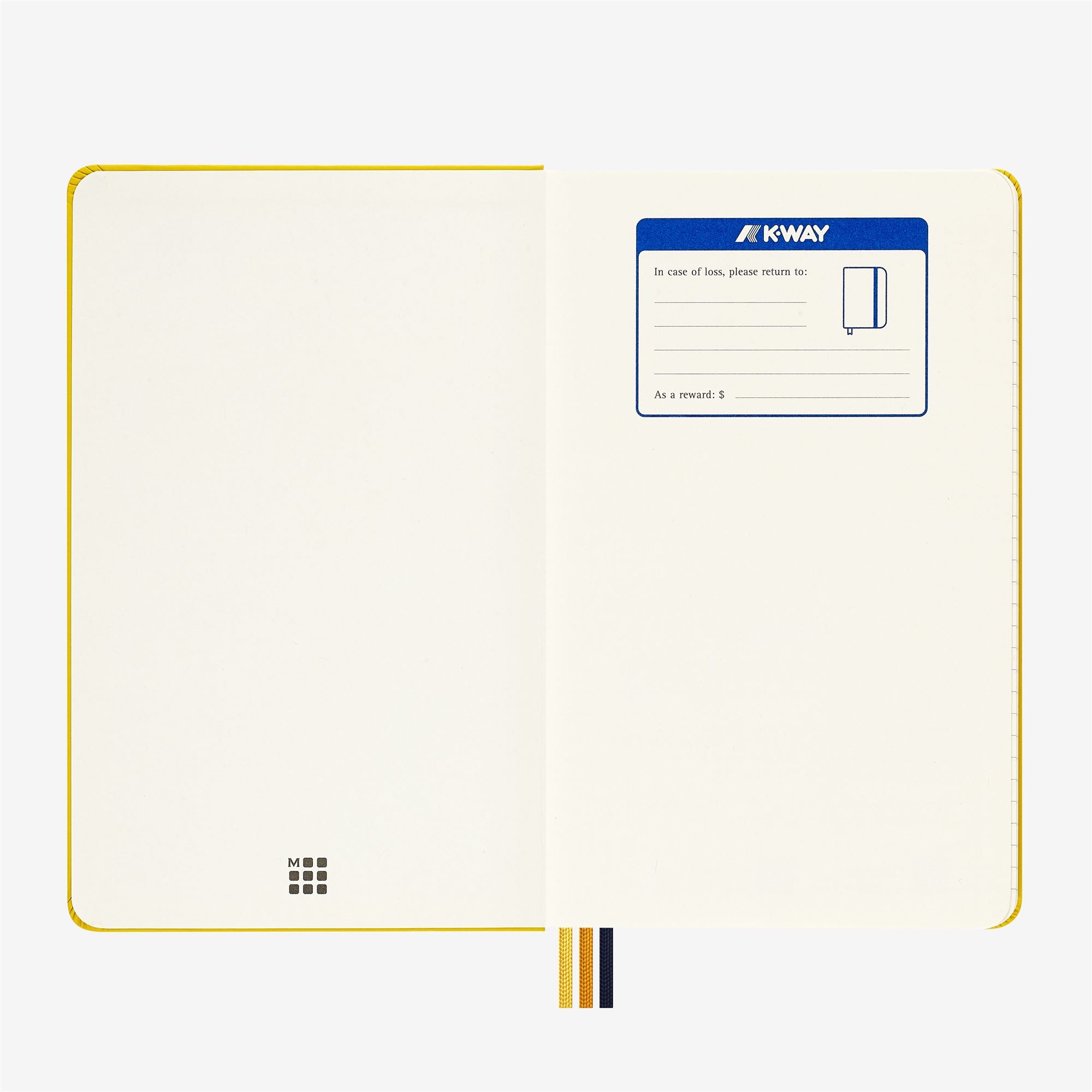Notebook_UNISEX_NOTEBOOK MOLESKINE FOR K-WAY_Notebook_Yellow Dk - Commercial 2