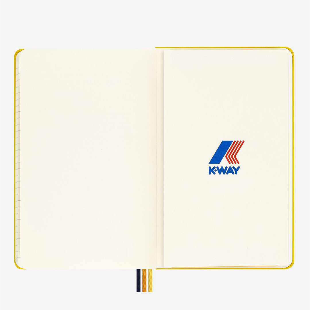 Yellow Unisex K-Way Moleskine Functional Notebook with Elastic Closure 01