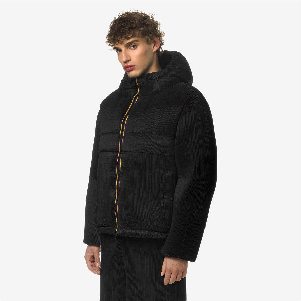 Jackets_Man_CLAUDENY PLISSE THERMO HEAVY_Short_Black Pirate - Commercial 5