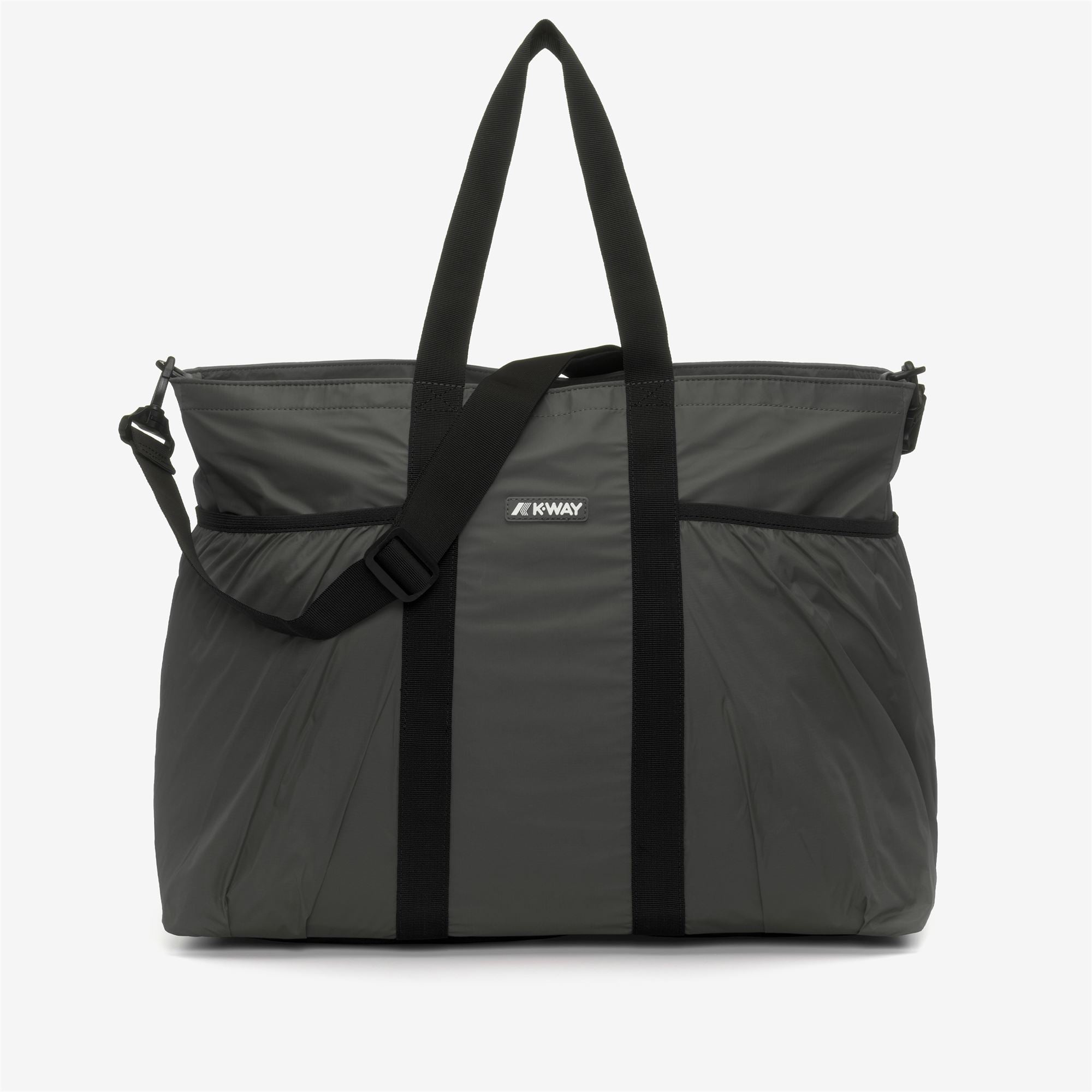 Bags_UNISEX_SAINT MALO_Tote Bag_GREEN BLACKISH - Commercial 1