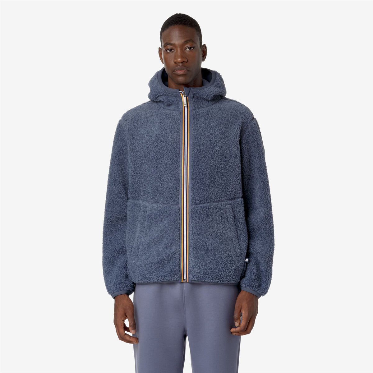 Fleece_MAN_JACK SHERPA POLAR DOUBLE_Jacket_Grey Blue A-Grey Blue A - Commercial 7