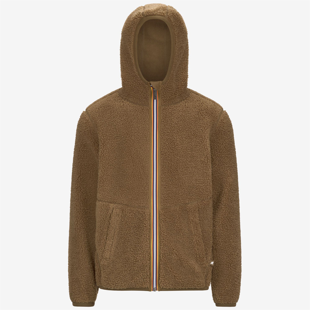 JACK SHERPA POLAR REVERSIBLE Fleece Jacket Man BROWN C-BROWN C Adult S Brown C-brown C