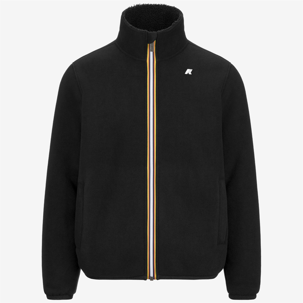 Fleece_MAN_PASCAL SHERPA POLAR_Jacket_Black P-Black P - Commercial 1