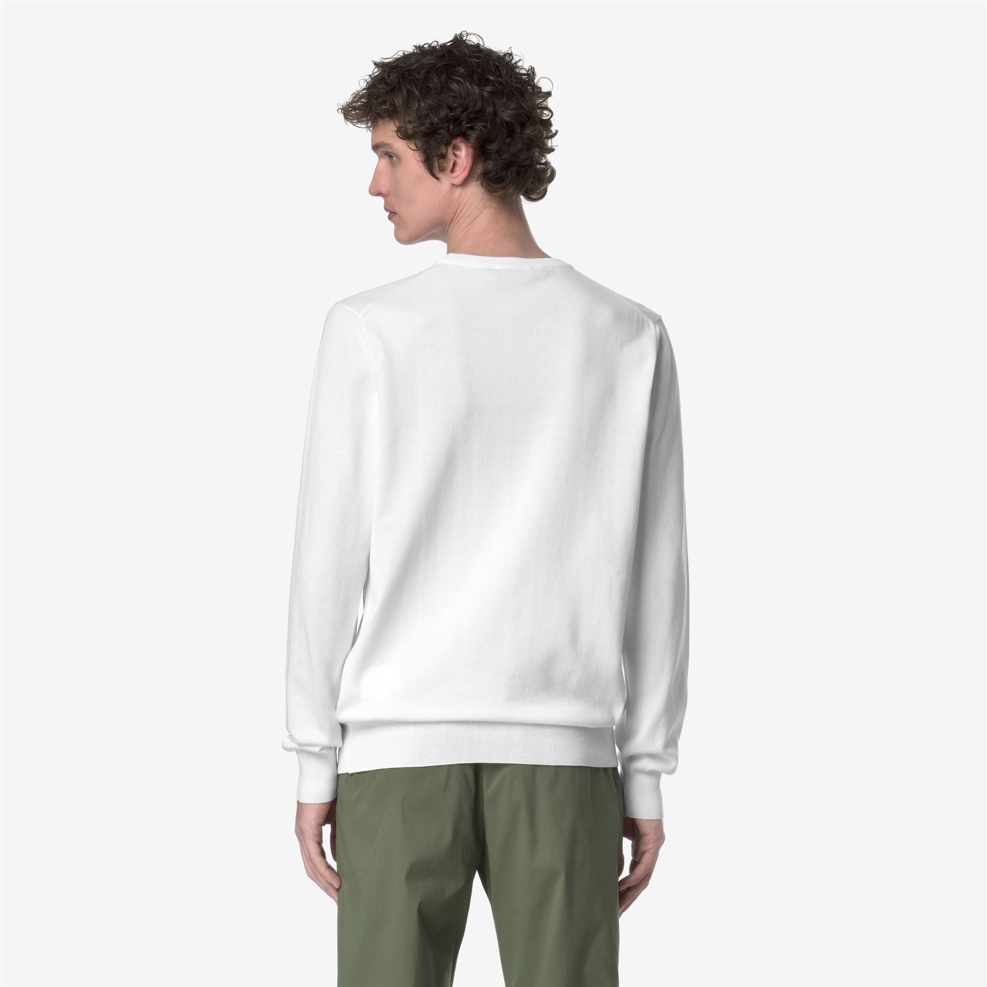 Knitwear_MAN_SEBASTIEN COTTON PS_Pull Over_White - Commercial 6