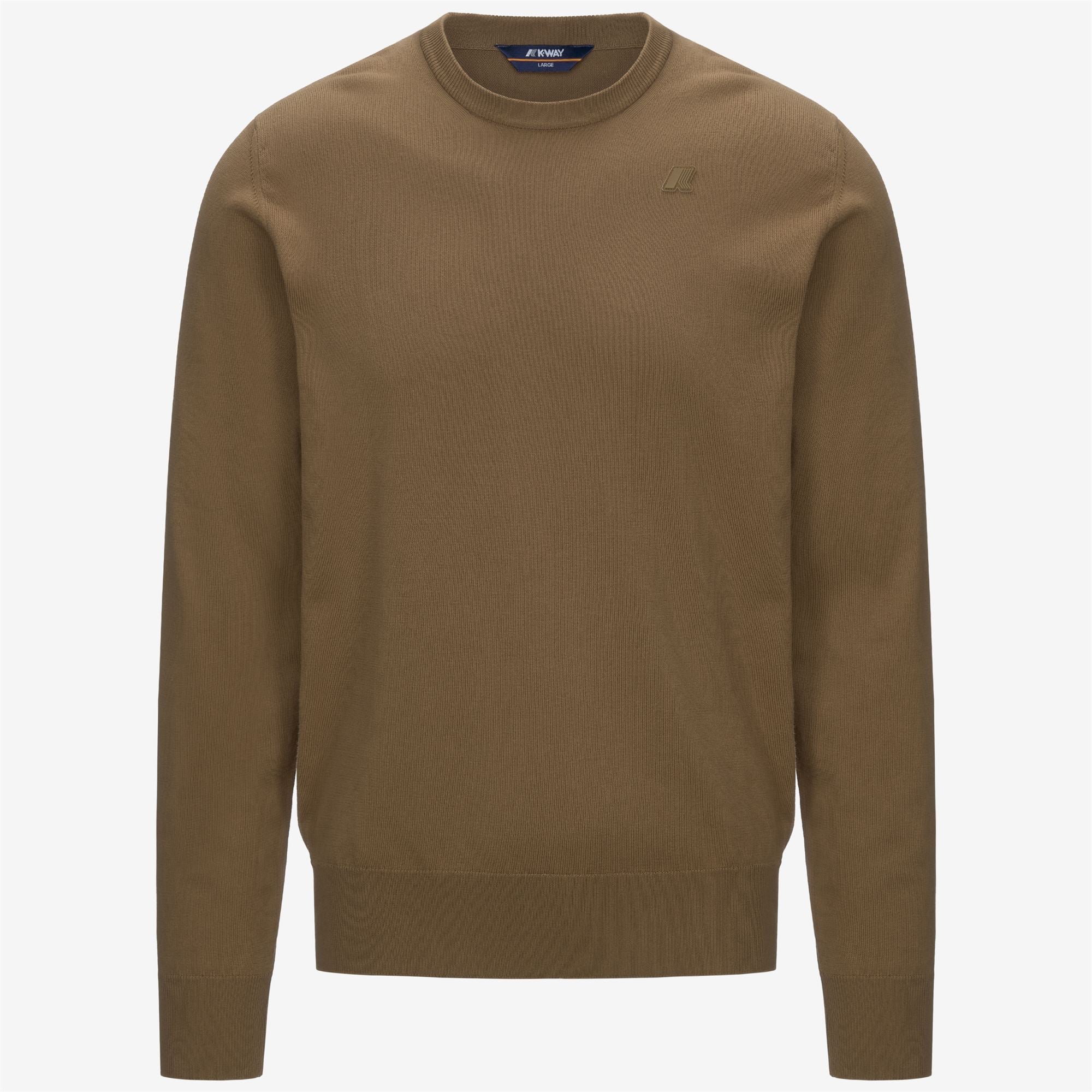 Knitwear_MAN_SEBASTIEN COTTON PS_Pull Over_Brown Corda - Commercial 1