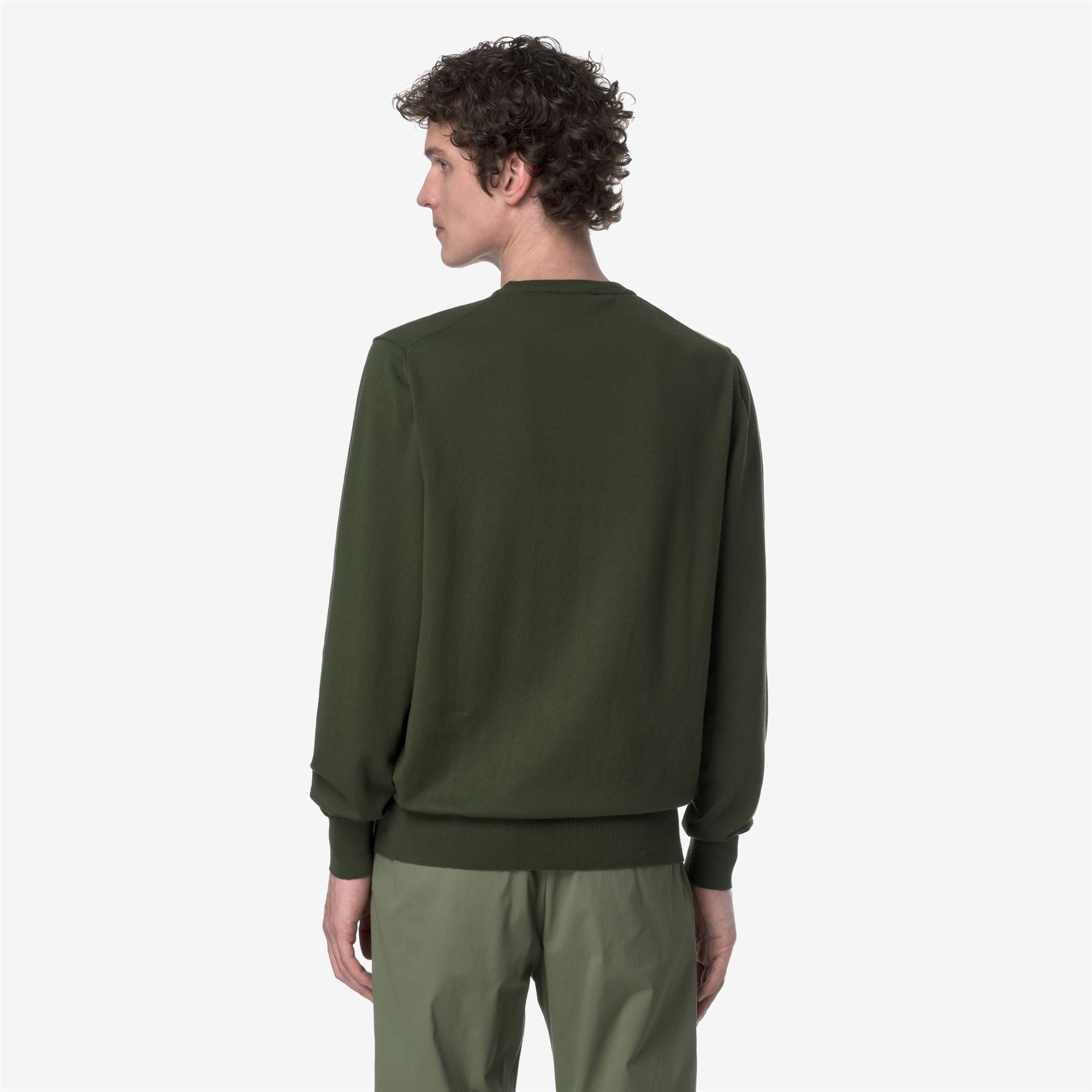 Knitwear_MAN_SEBASTIEN COTTON PS_Pull Over_Green Africa - Commercial 6