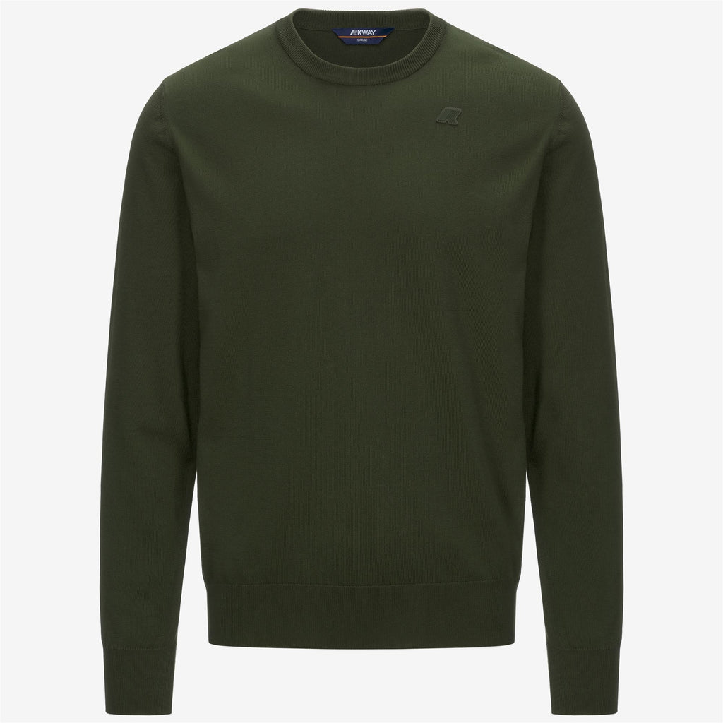 Knitwear_MAN_SEBASTIEN COTTON PS_Pull Over_Green Africa - Commercial 1