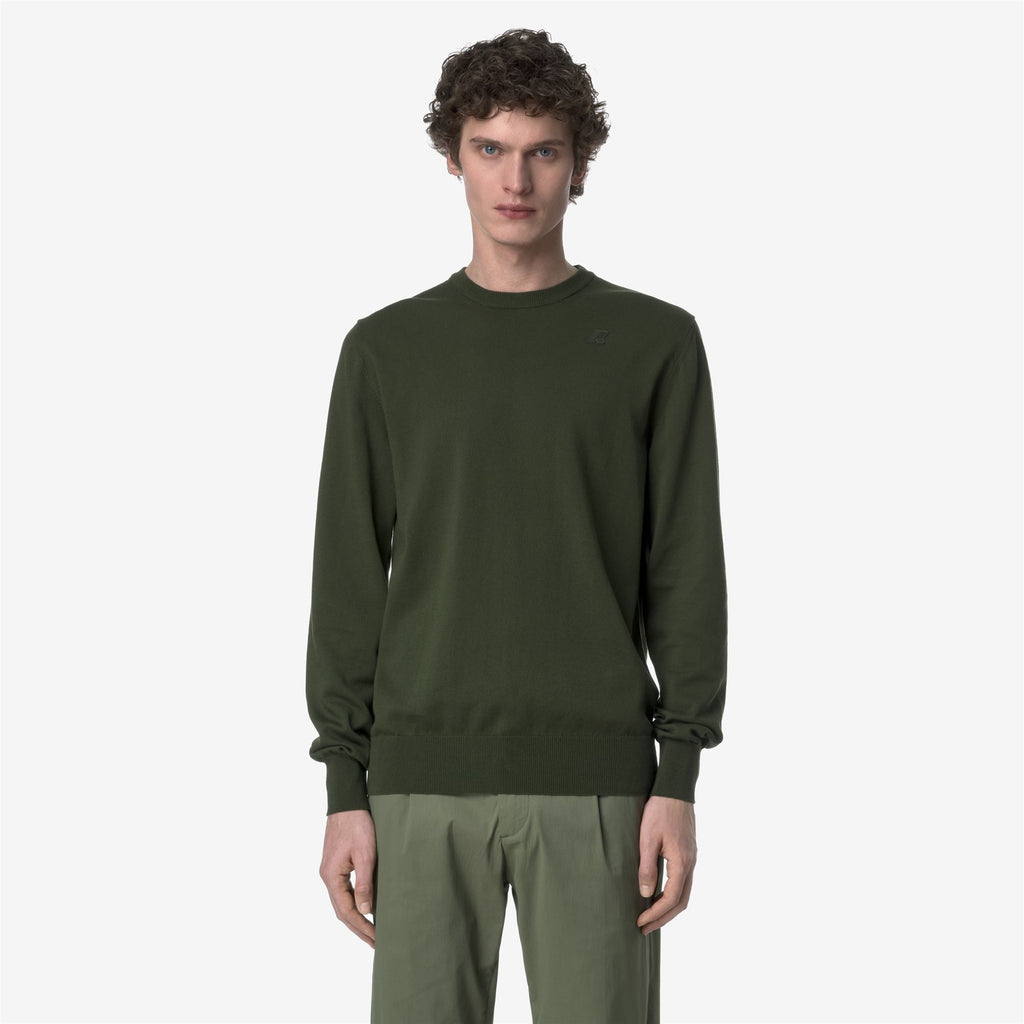 Knitwear_MAN_SEBASTIEN COTTON PS_Pull Over_Green Africa - Commercial 4