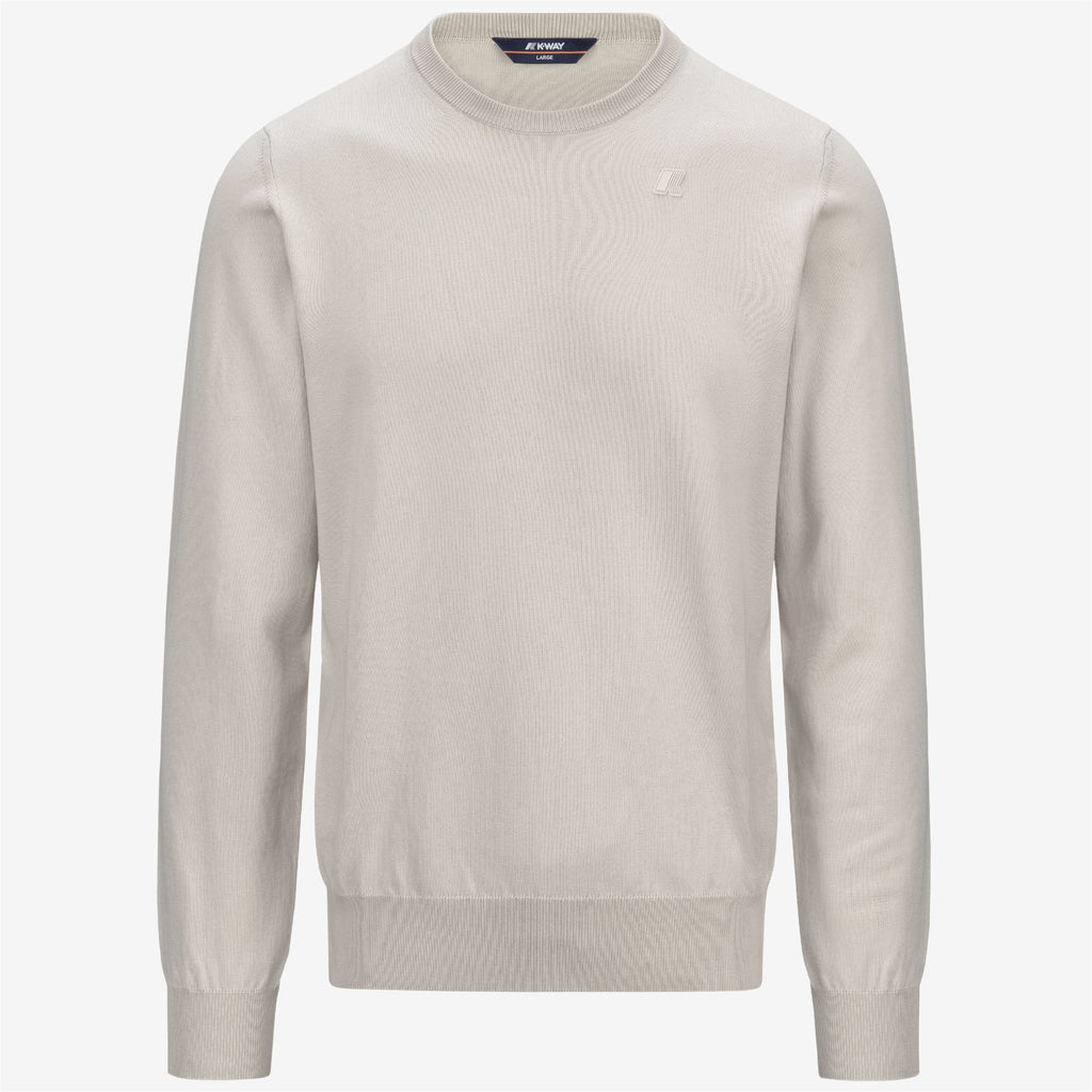 Knitwear_MAN_SEBASTIEN COTTON PS_Pull Over_BEIGE LT - Commercial 1