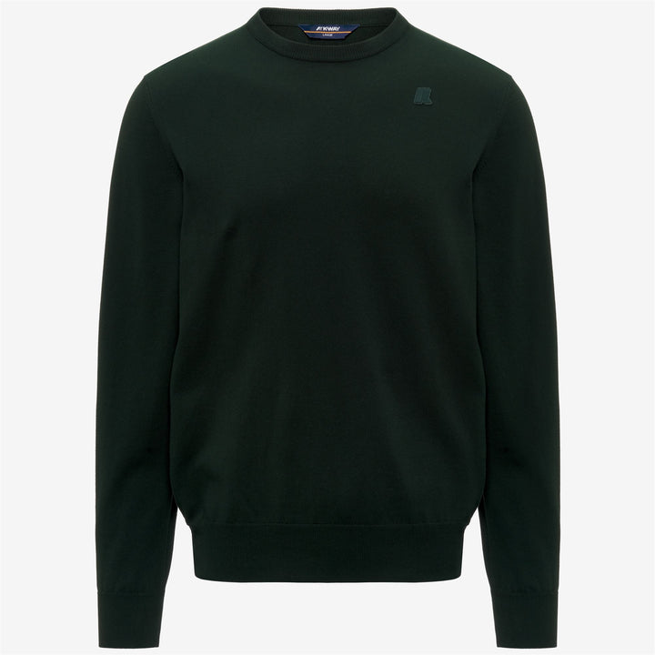 SEBASTIEN COTTON PS - KNITWEAR - Pull  Over - Man - GREEN DEEP FOREST 1