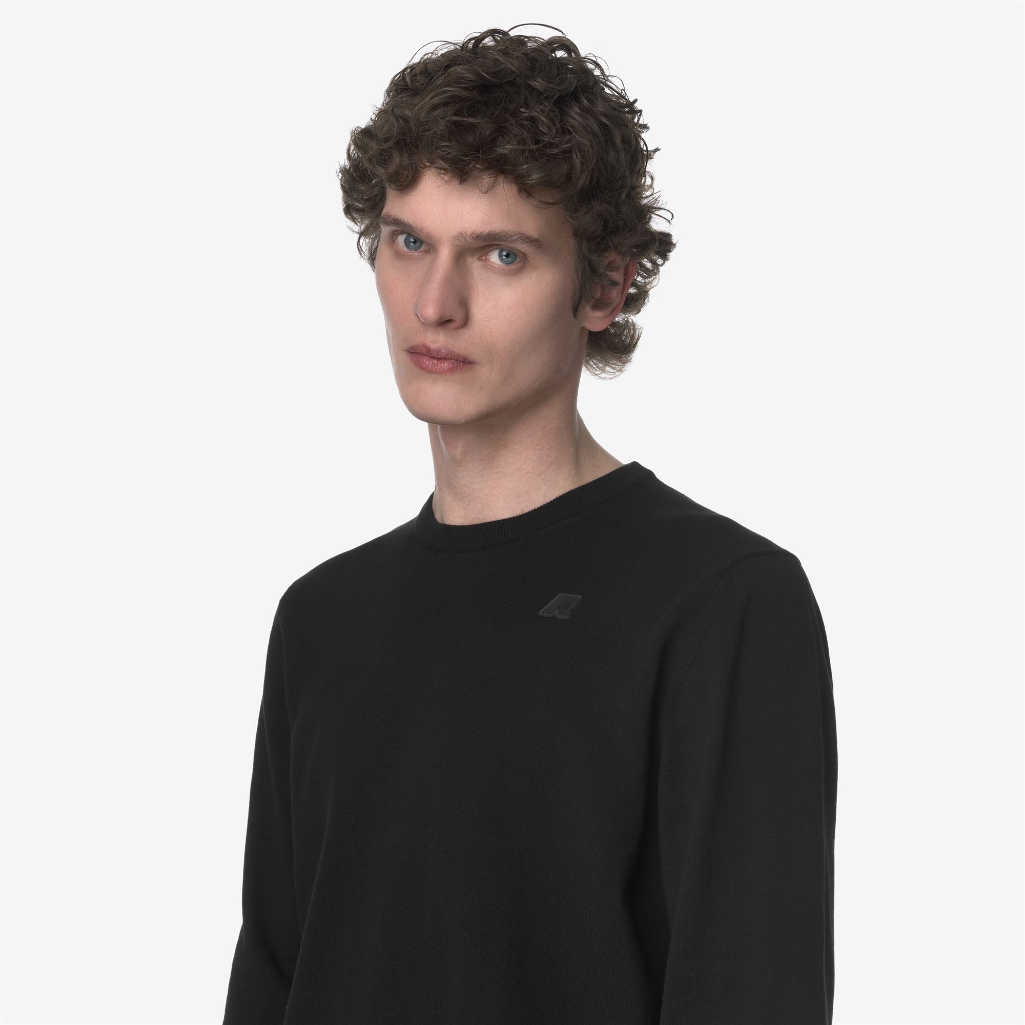Knitwear_MAN_SEBASTIEN COTTON PS_Pull Over_Black Pure - Commercial 7