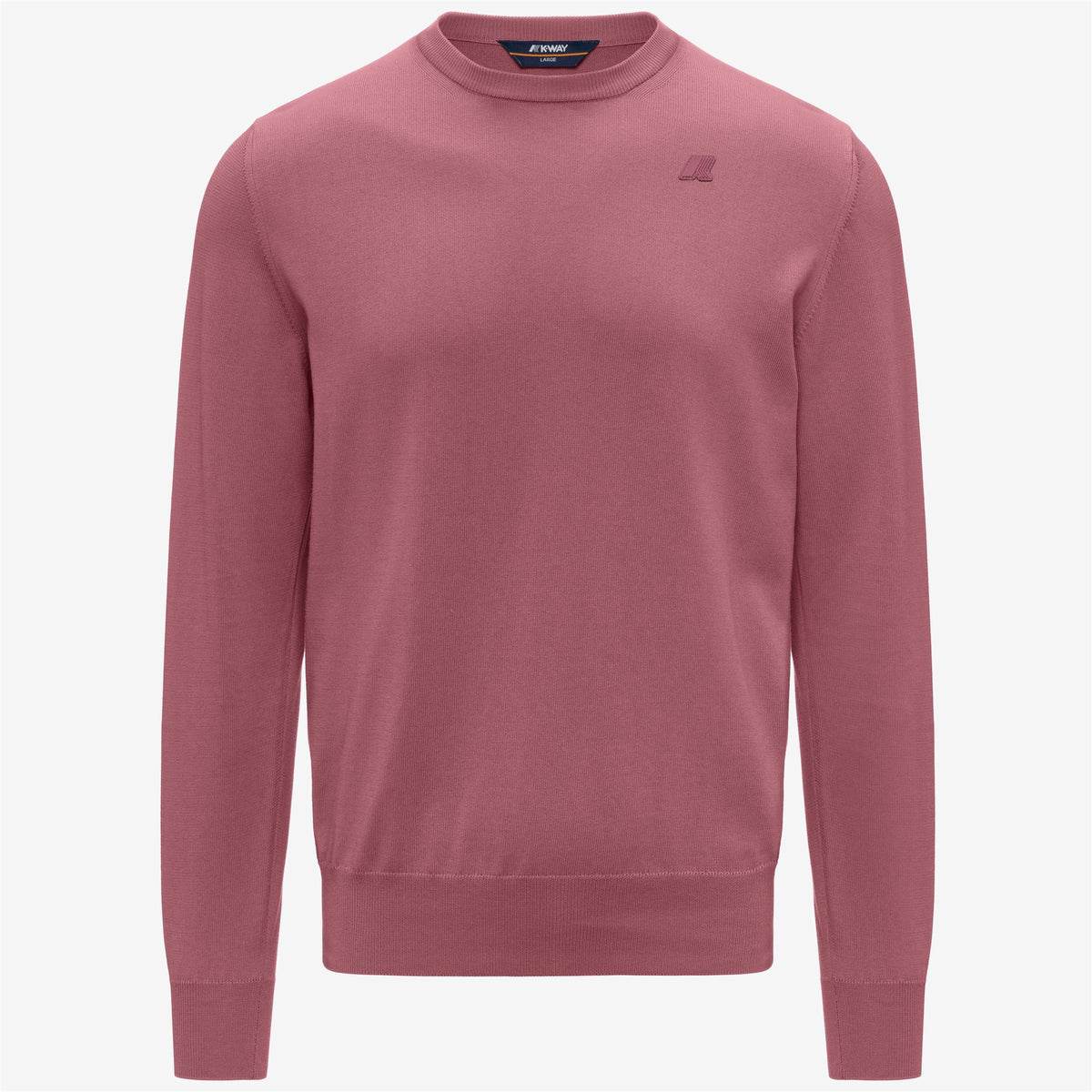 Knitwear_Man_SEBASTIEN COTTON PS_Pull Over_Violet  Pinkish - Commercial 1