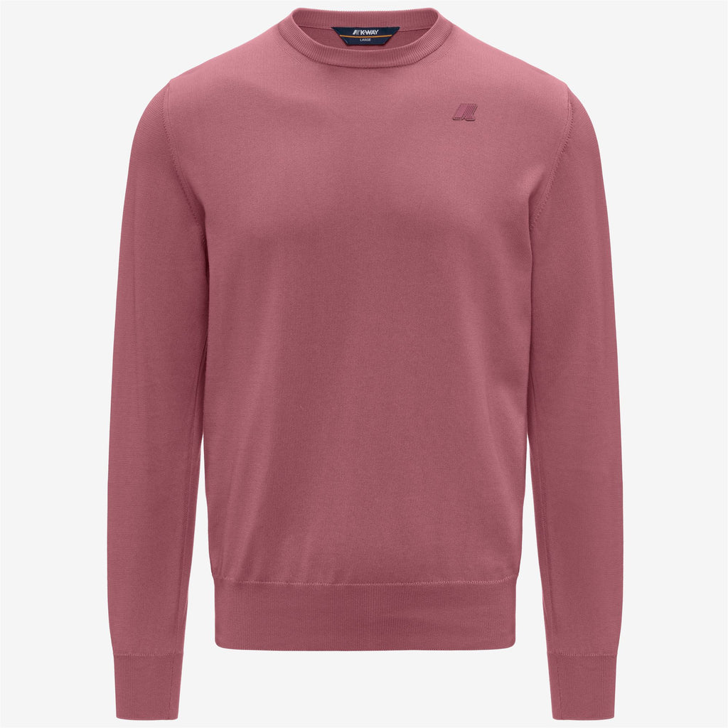 Knitwear_Man_SEBASTIEN COTTON PS_Pull Over_Violet  Pinkish - Commercial 1