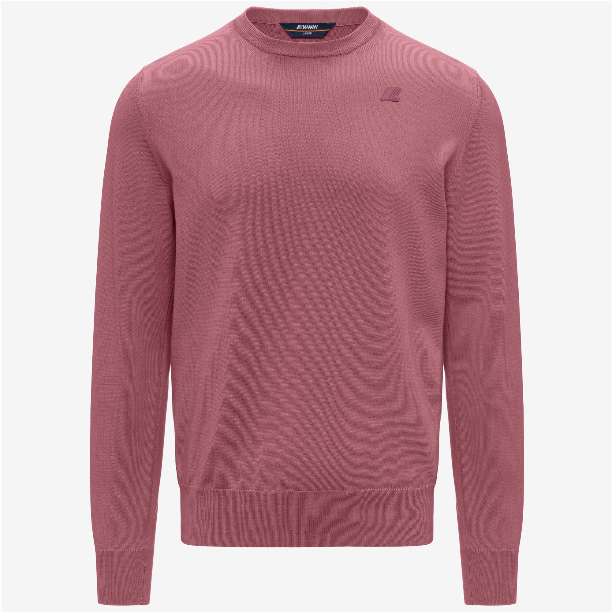 Knitwear_Man_SEBASTIEN COTTON PS_Pull Over_Violet  Pinkish - Commercial 1