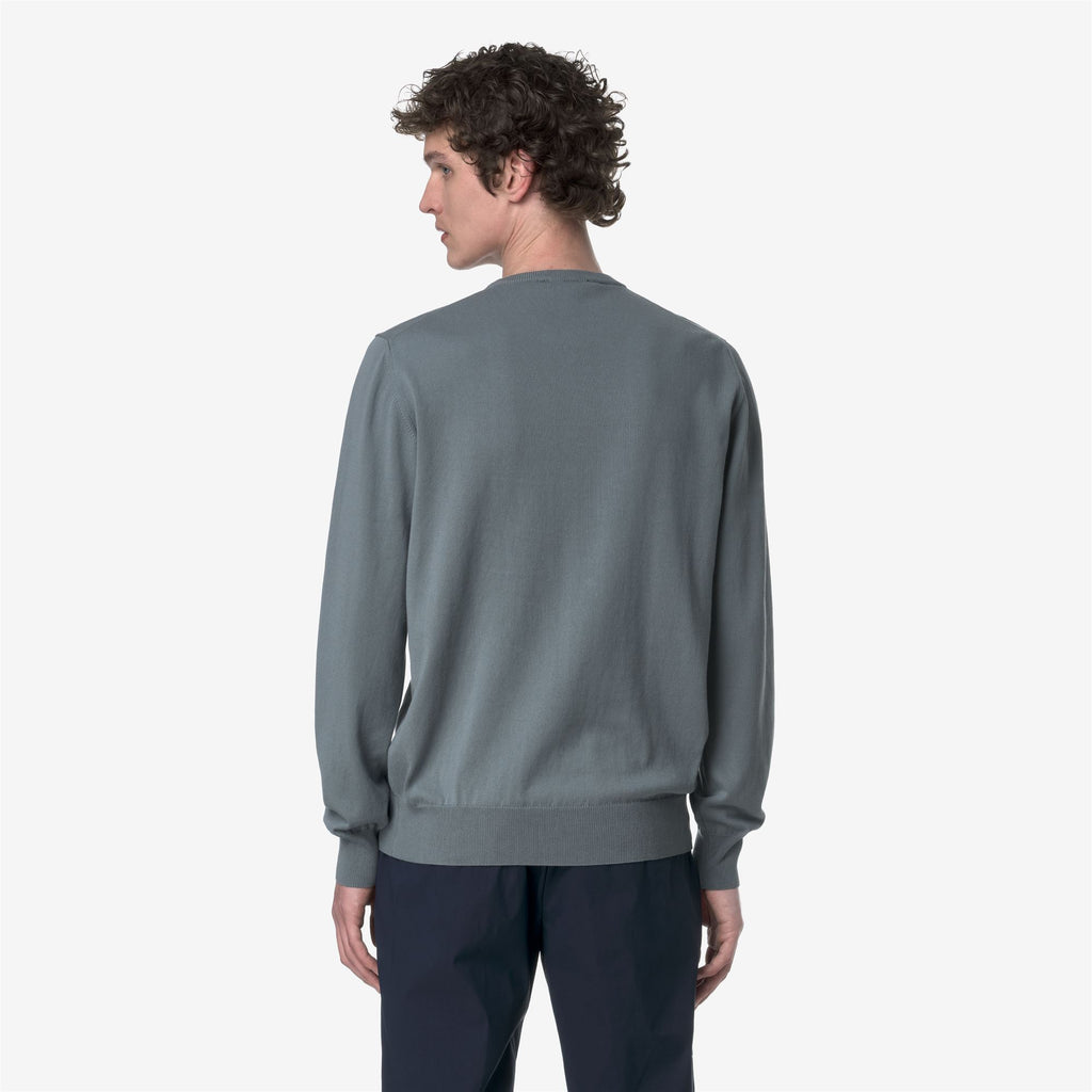Knitwear_MAN_SEBASTIEN COTTON PS_Pull Over_Grey Sage - Commercial 6