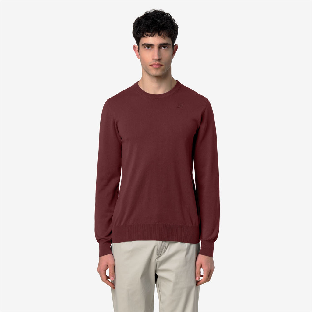 Knitwear_MAN_SEBASTIEN COTTON PS_Pull Over_Brown Fiery - Commercial 4