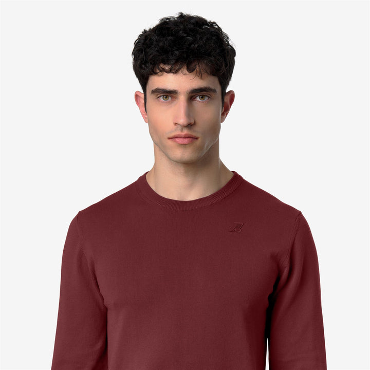 Suéter de punto de verano para hombre en marrón intenso 2