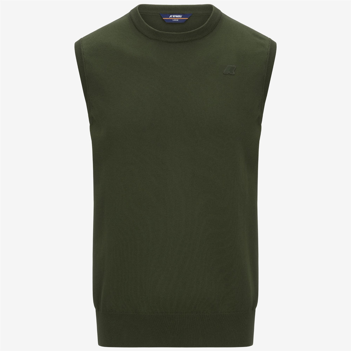 Knitwear_MAN_JEANO COTTON PS_Vest_Green Africa - Commercial 1