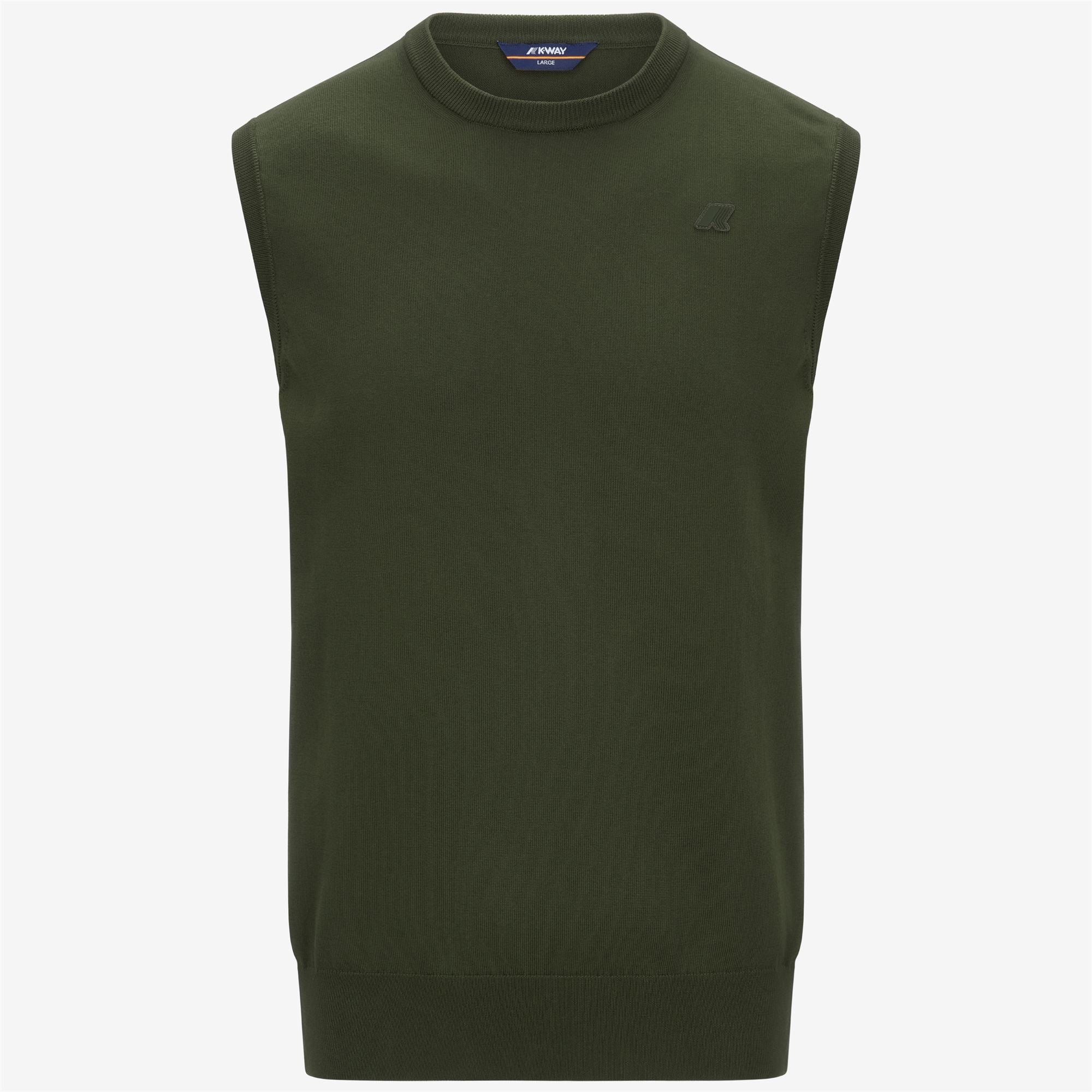 Knitwear_MAN_JEANO COTTON PS_Vest_Green Africa - Commercial 1