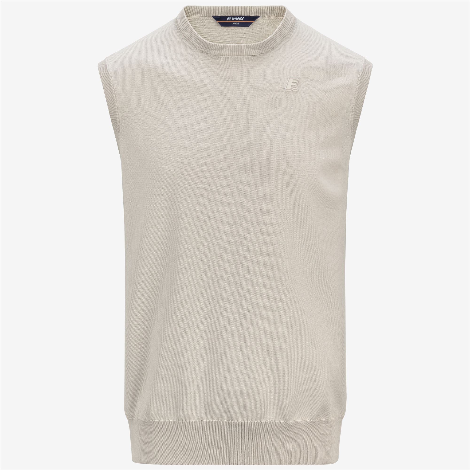 Knitwear_MAN_JEANO COTTON PS_Vest_BEIGE LT - Commercial 1