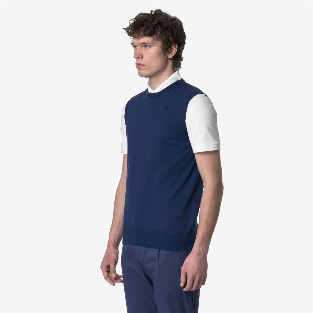Knitwear_MAN_JEANO COTTON PS_Vest_Blue Depths - Commercial 5