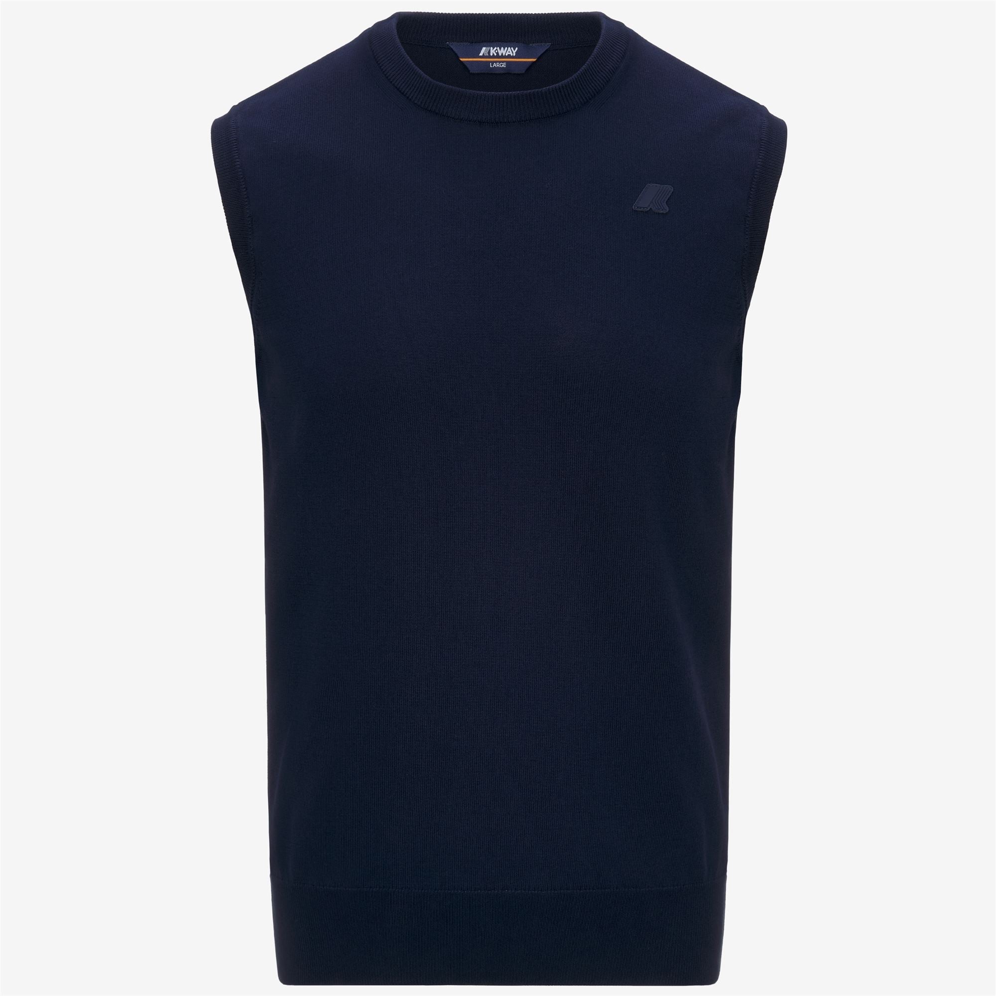 Knitwear_MAN_JEANO COTTON PS_Vest_Blue Depth - Commercial 1