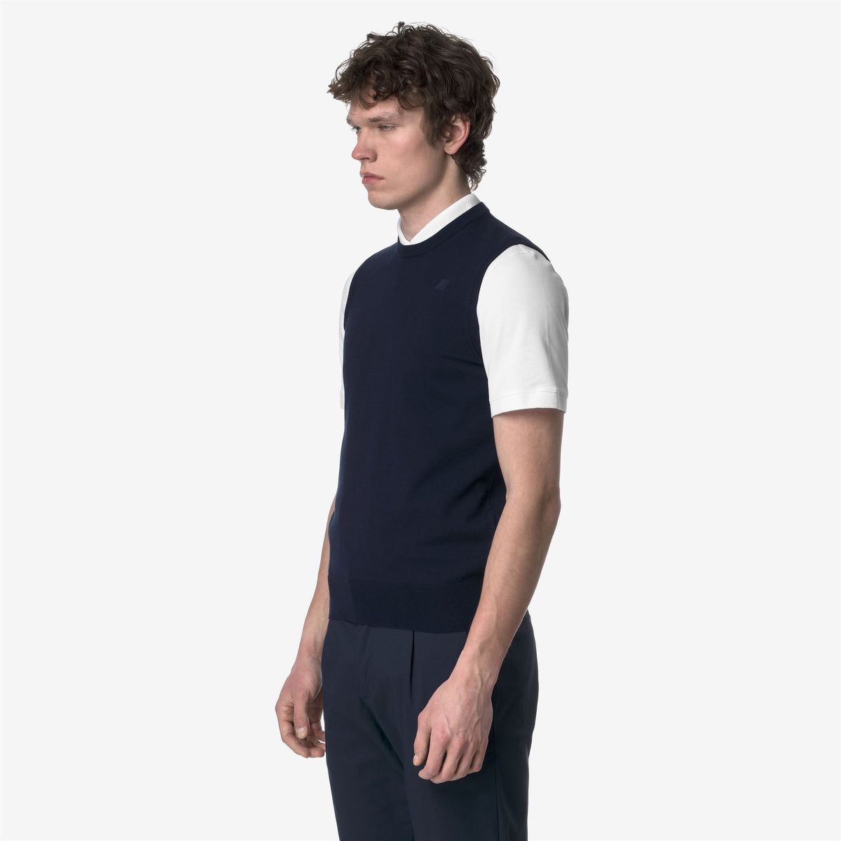 Knitwear_MAN_JEANO COTTON PS_Vest_Blue Depth - Commercial 5