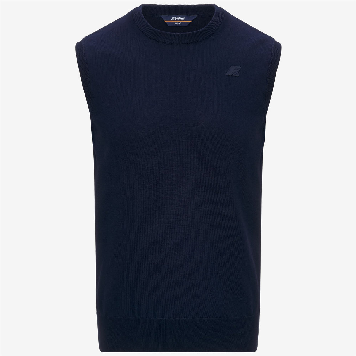 Knitwear_MAN_JEANO COTTON PS_Vest_Blue Depth - Commercial 1