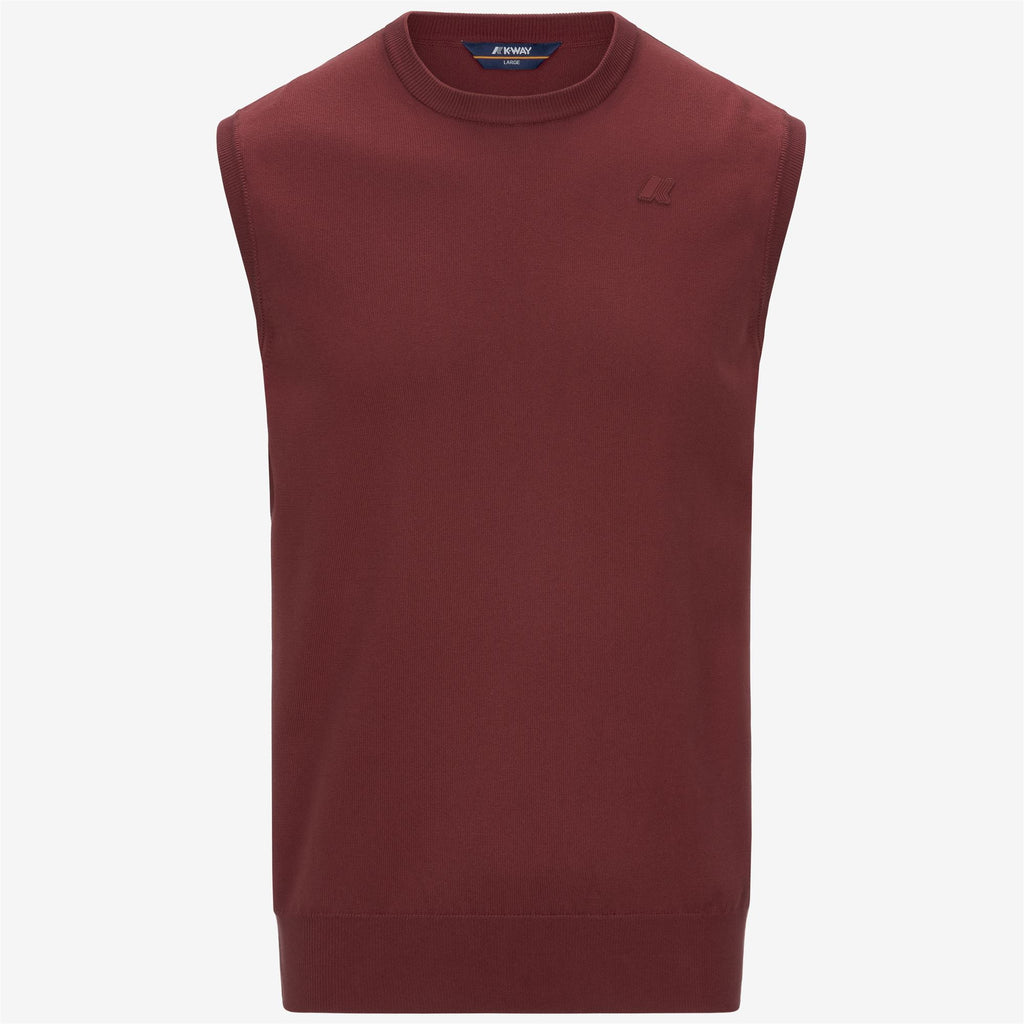 Knitwear_MAN_JEANO COTTON PS_Vest_Brown Fiery - Commercial 1