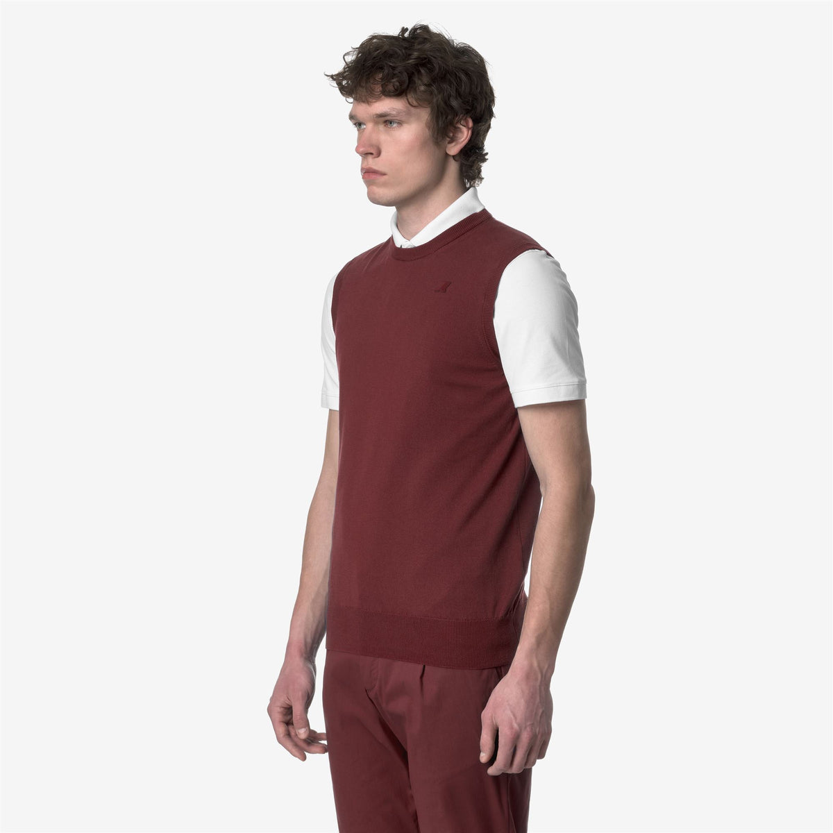 Knitwear_MAN_JEANO COTTON PS_Vest_Brown Fiery - Commercial 5