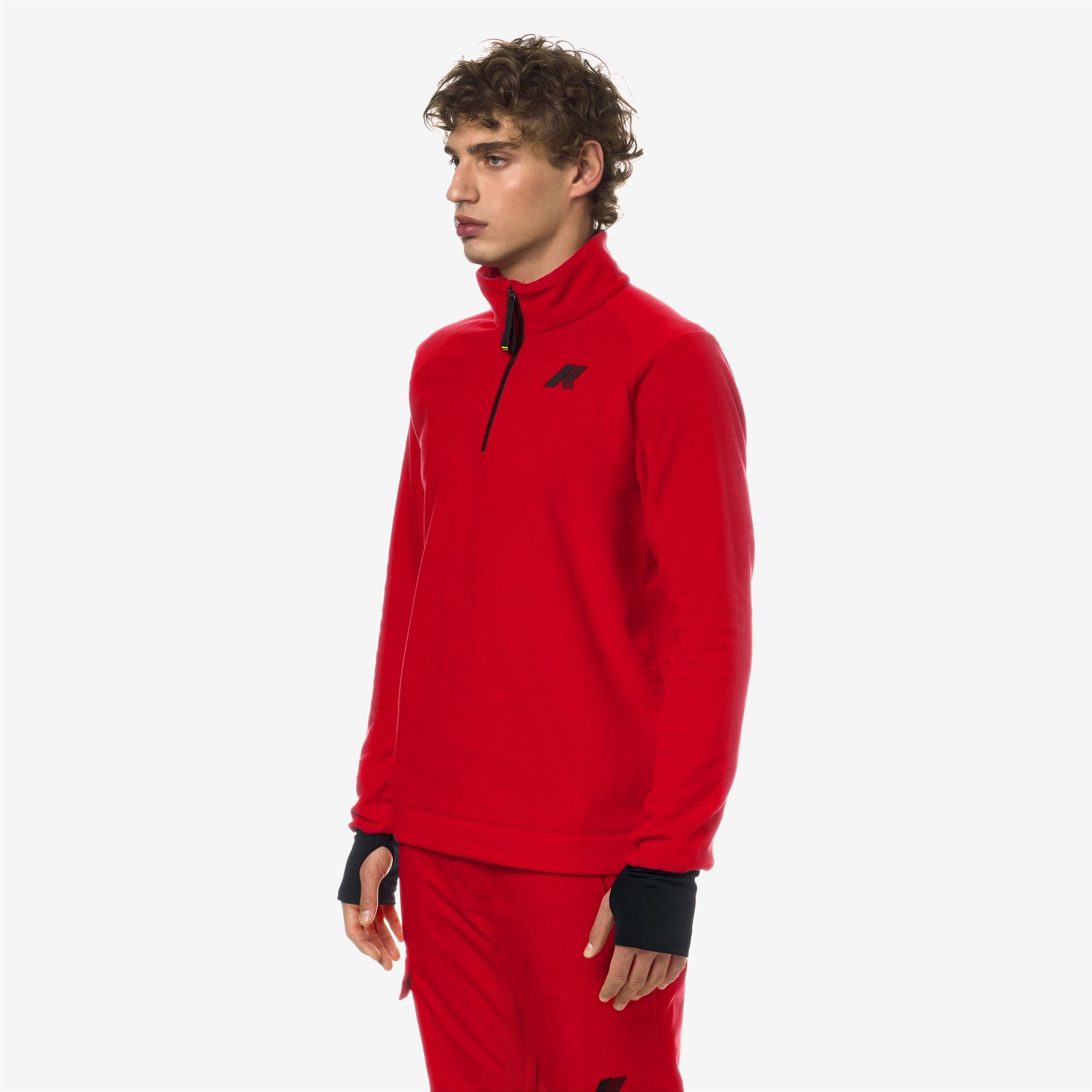 Fleece_Man_EYGLIERS POLAR_Pull Over_Red - Commercial 5