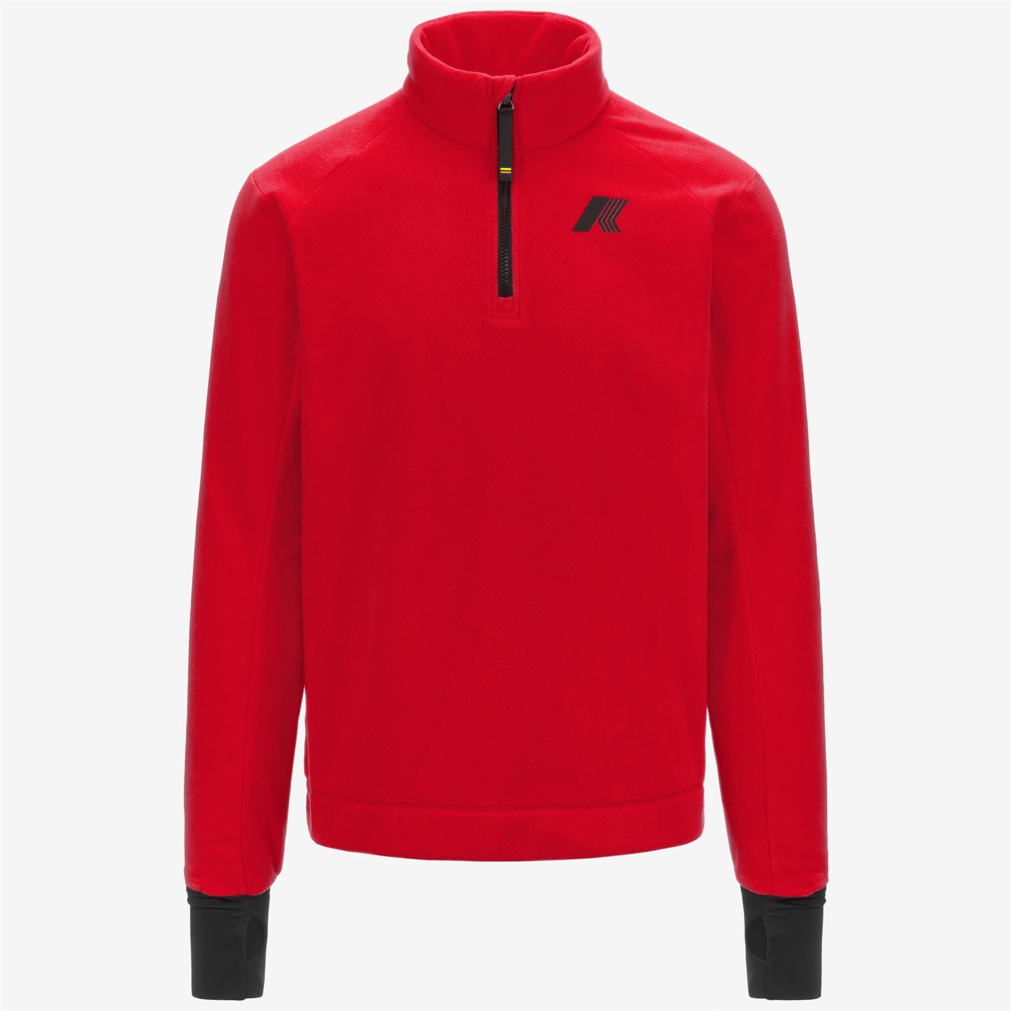 Fleece_Man_EYGLIERS POLAR_Pull Over_Red - Commercial 1