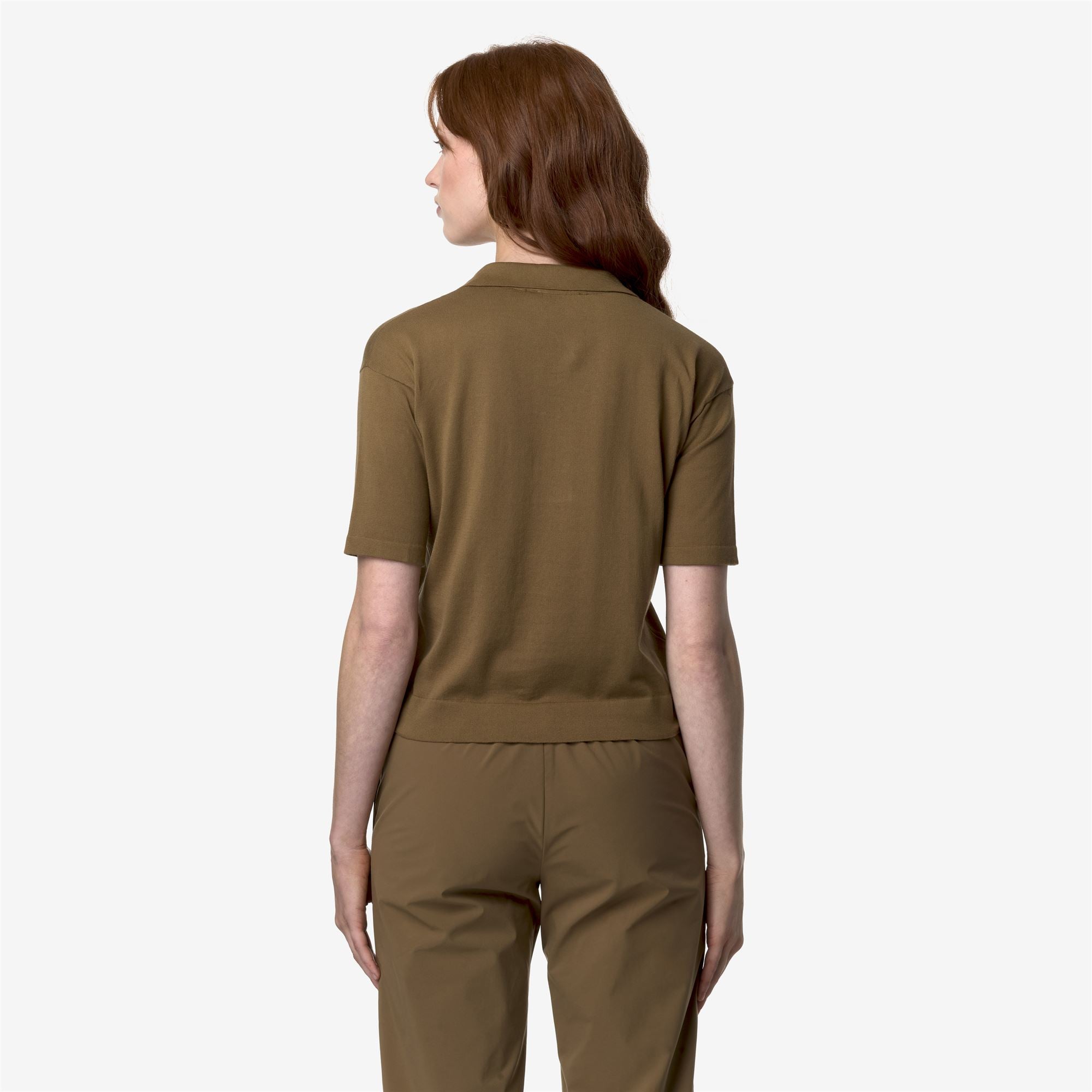 Knitwear_Woman_MARLHES_Polo_Brown Corda - Commercial 6