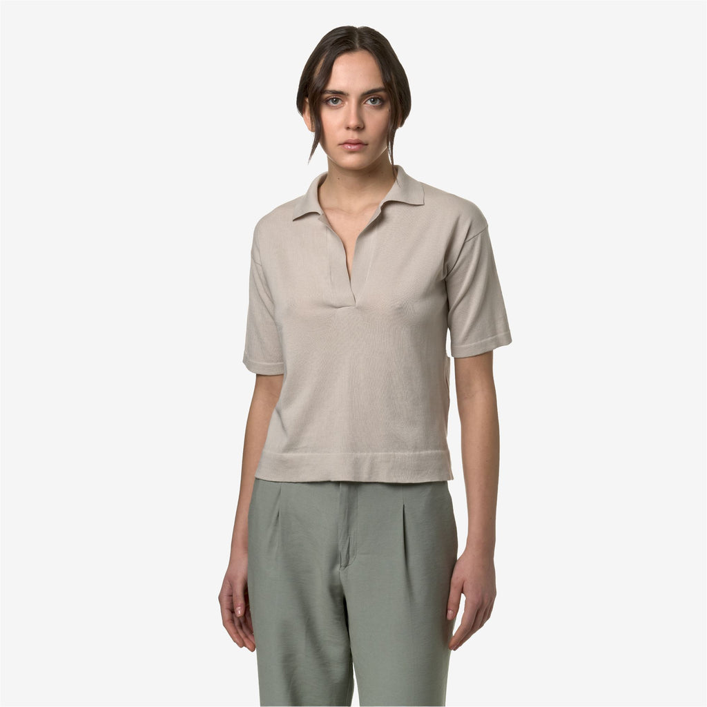 Knitwear_WOMAN_MARLHES_Polo_BEIGE LT - Commercial 4
