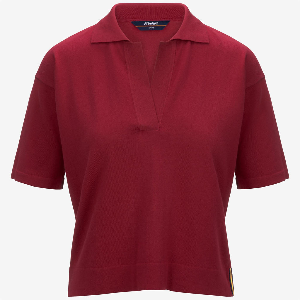 Knitwear_Woman_MARLHES_Polo_Red Dk - Commercial 1