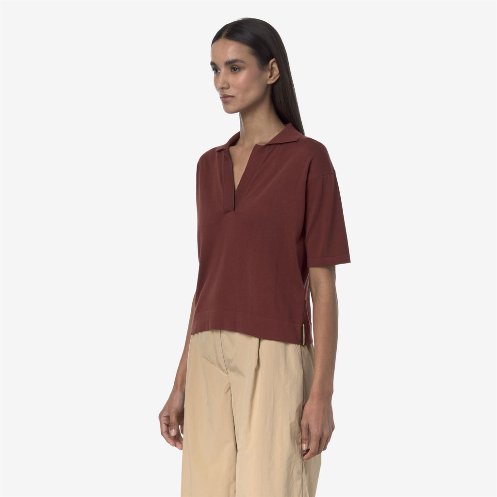 Knitwear_WOMAN_MARLHES_Polo_Brown Fiery - Commercial 5