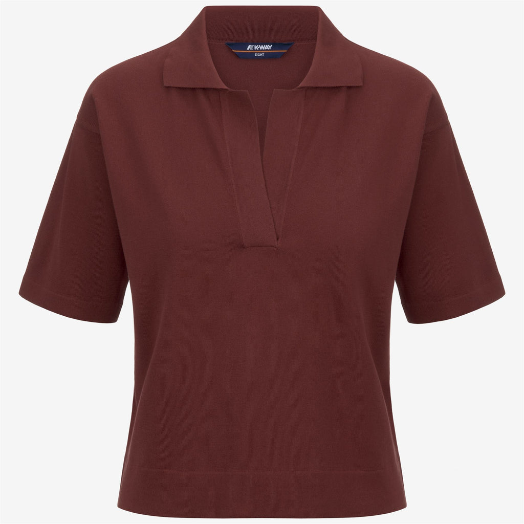 Knitwear_WOMAN_MARLHES_Polo_Brown Fiery - Commercial 1