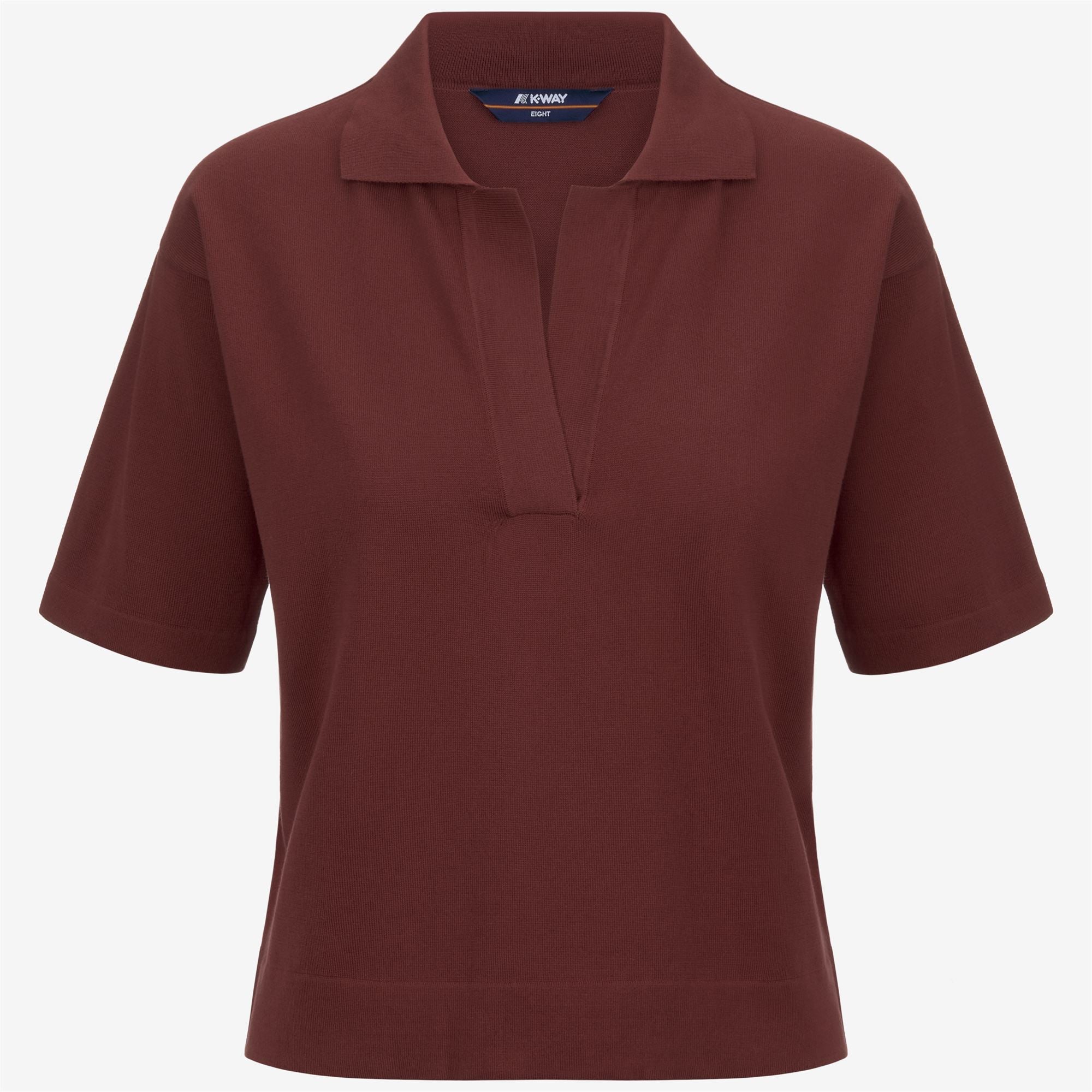 Knitwear_WOMAN_MARLHES_Polo_Brown Fiery - Commercial 1