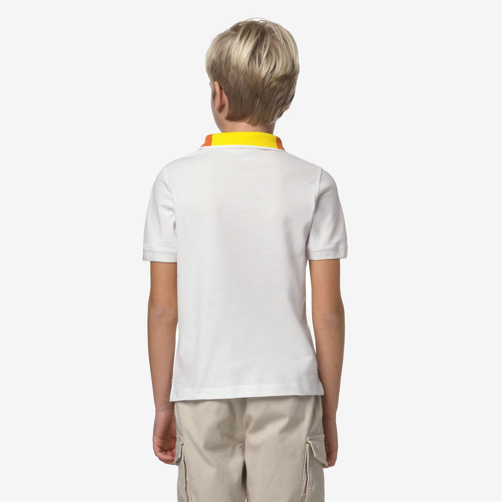 Polo Shirts_Boy_P. VIN COLOR BLOCK_Polo_White - Commercial 6