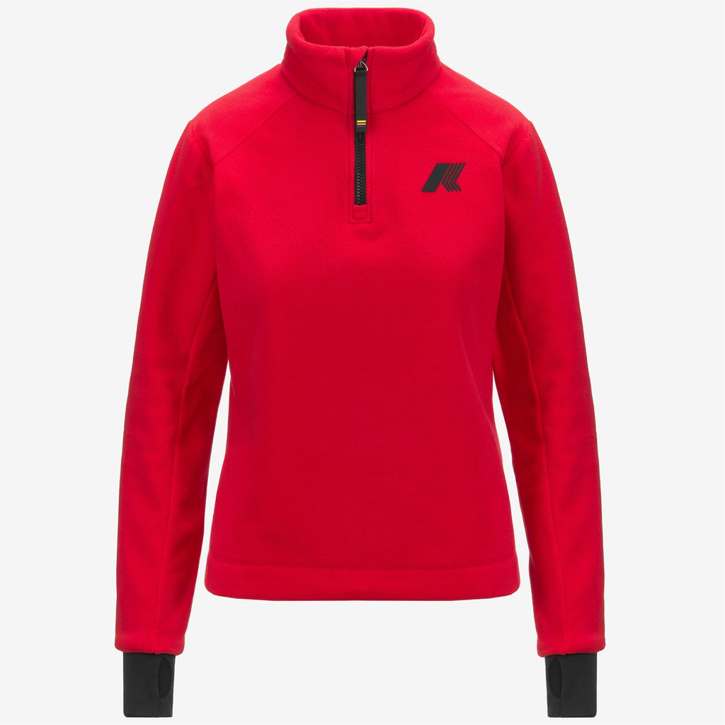 Fleece_Woman_CEILLAC POLAR_Pull Over_Red - Commercial 1