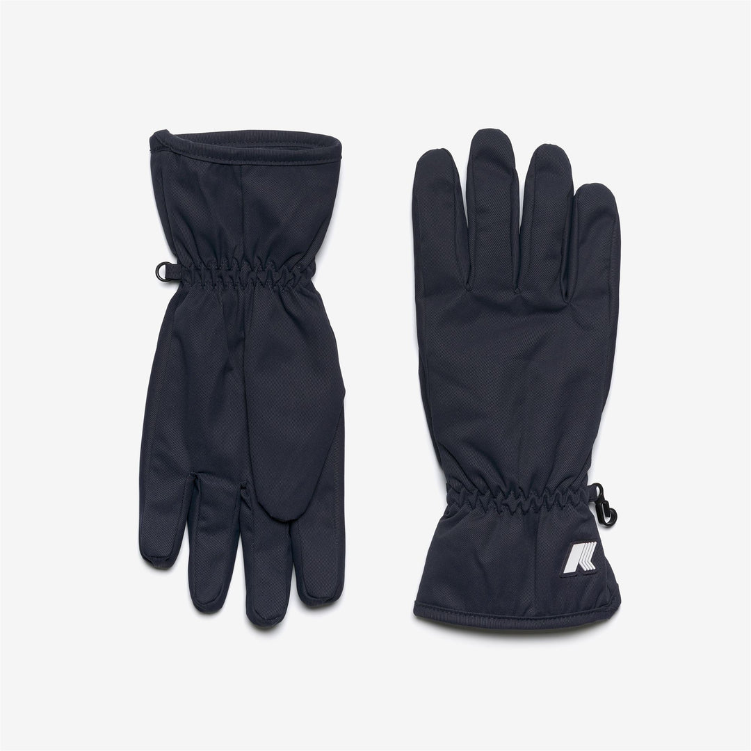 Blue Unisex Warm Winter Gloves with Water-Resistant Twill Fabric 01