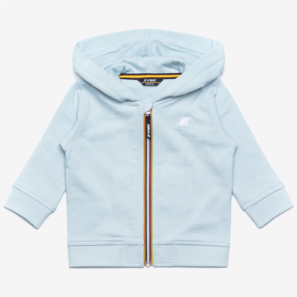 Baby Blue Unisex French Terry Hoodie and Pants Set 02